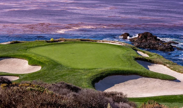 圆石滩高尔夫球场 蒙特里 加利福尼亚州美国 — 图库照片