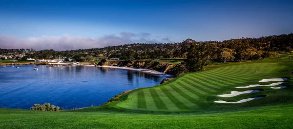 Pebble Beach Golf Sahası Monterey Kaliforniya Abd — Stok fotoğraf