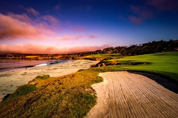 Terrain Golf Pebble Beach Monterey Californie États Unis — Photo