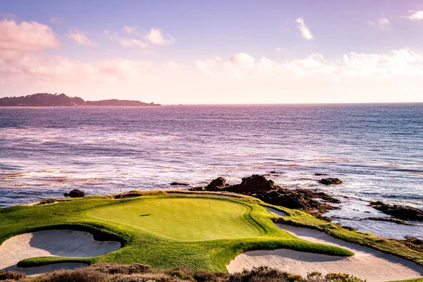 Campo Golfe Pebble Beach Monterey Califórnia Eua — Fotografia de Stock