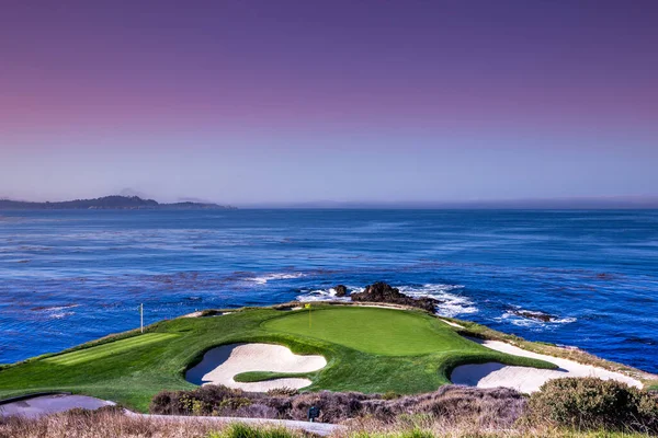 Pebble Beach Golfkenttä Monterey Kalifornia Usa — kuvapankkivalokuva