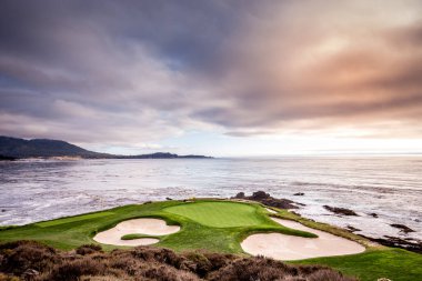 Pebble Beach golf sahası, Monterey, Kaliforniya, ABD