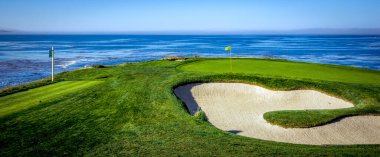 Pebble Beach golf sahası, Monterey, Kaliforniya, ABD