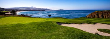 Pebble Beach golf sahası, Monterey, Kaliforniya, ABD