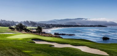 Pebble Beach golf sahası, Monterey, Kaliforniya, ABD