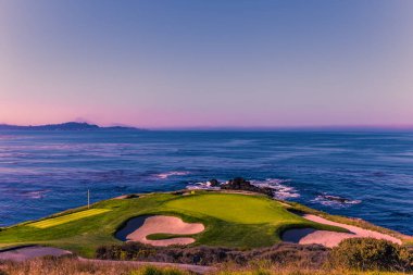 Pebble Beach golf sahası, Monterey, Kaliforniya, ABD