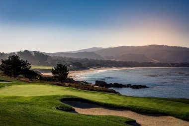 Pebble Beach golf sahası, Monterey, Kaliforniya, ABD