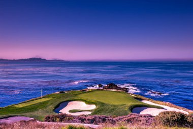 Pebble Beach golf sahası, Monterey, Kaliforniya, ABD