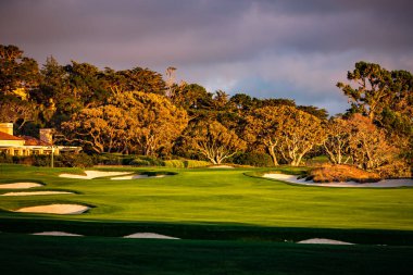 Pebble Beach golf sahası, Monterey, Kaliforniya, ABD