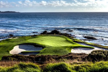 Pebble Beach golf sahası, Monterey, Kaliforniya, ABD