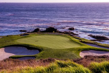 Pebble Beach golf sahası, Monterey, Kaliforniya, ABD