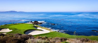 Pebble Beach golf sahası, Monterey, Kaliforniya, ABD