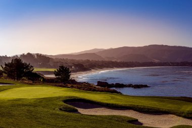 Pebble Beach golf sahası, Monterey, Kaliforniya, ABD