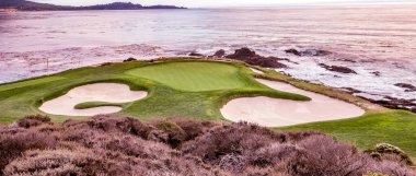 Pebble Beach golf sahası, Monterey, Kaliforniya, ABD