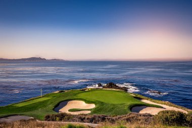 Pebble Beach golf sahası, Monterey, Kaliforniya, ABD