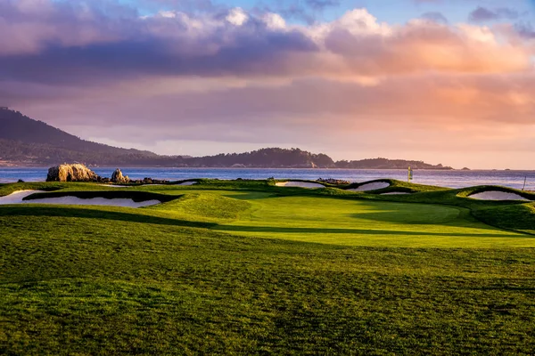 Terrain Golf Pebble Beach Monterey Californie États Unis — Photo