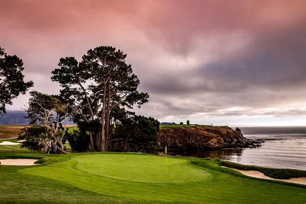 Campo Golfe Pebble Beach Monterey Califórnia Eua — Fotografia de Stock