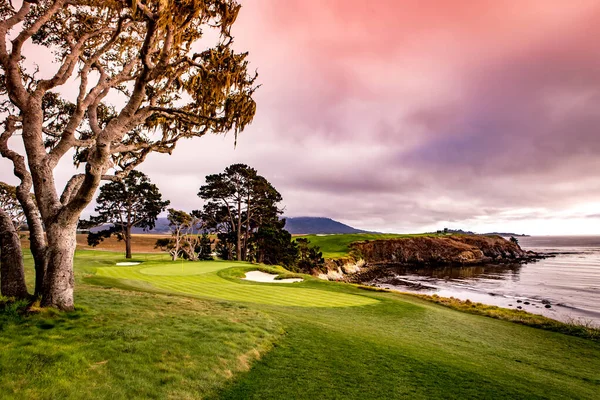 Campo Golf Pebble Beach Monterey California — Foto de Stock