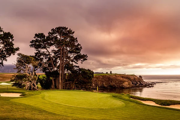 Terrain Golf Pebble Beach Monterey Californie États Unis — Photo