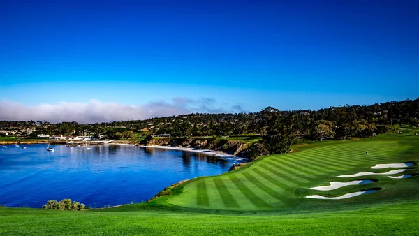 圆石滩高尔夫球场 蒙特里 加利福尼亚州美国 — 图库照片