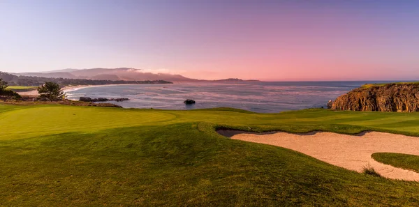 Pebble Beach Golfpálya Monterey California Amerikai Egyesült Államok — Stock Fotó