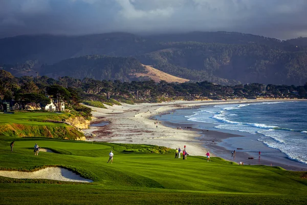 Pebble Beach Golf Course Monterey California Usa — Stock Photo, Image