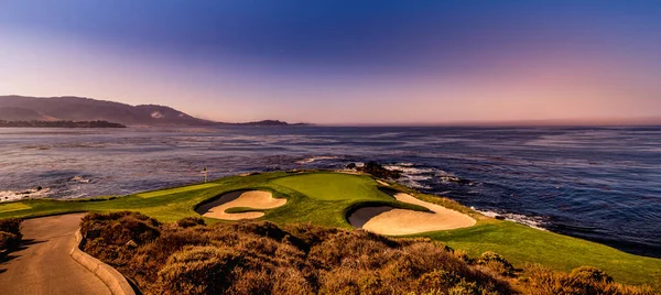 Pebble Beach Golf Course Monterey Californië Verenigde Staten — Stockfoto