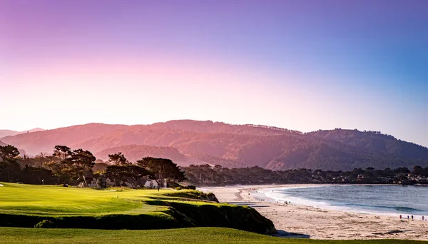 Terrain Golf Pebble Beach Monterey Californie États Unis — Photo