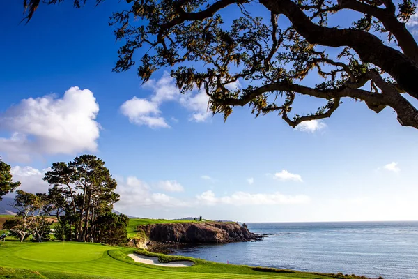 Pebble Beach Golf Sahası Monterey Kaliforniya Abd — Stok fotoğraf