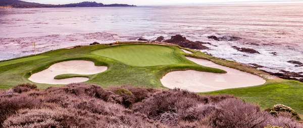 Terrain Golf Pebble Beach Monterey Californie États Unis — Photo