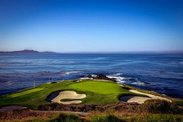 Pebble Beach Golf Course Monterey California Usa Stock Photo