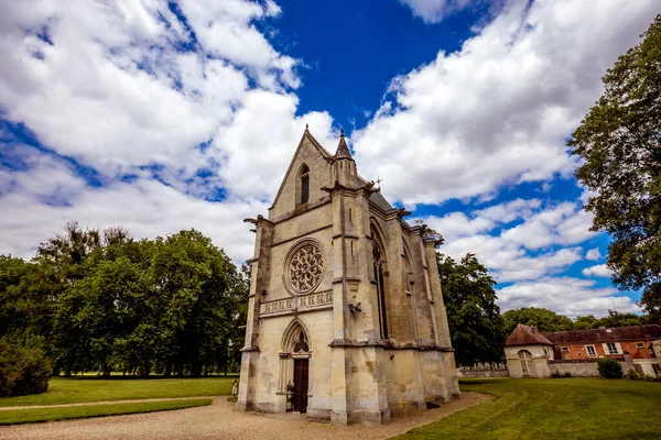 Chaalis Francia Luglio 2016 Rovine Esterne Dell Abbazia Chaalis Luglio — Foto Stock