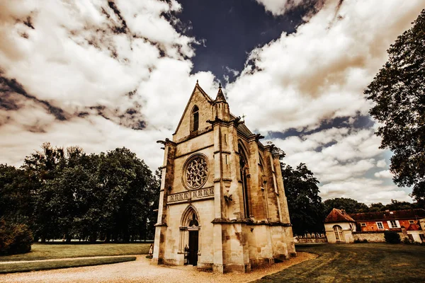 Chaalis Francia Luglio 2016 Rovine Esterne Dell Abbazia Chaalis Luglio — Foto Stock