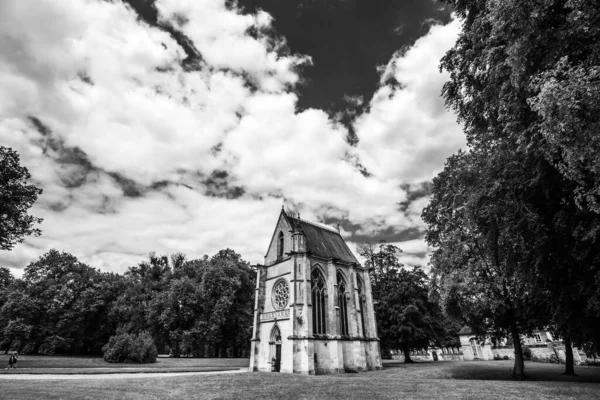 Chaalis Francie Června 2016 Exteriéry Zříceniny Opatství Chaalis Července 2016 — Stock fotografie