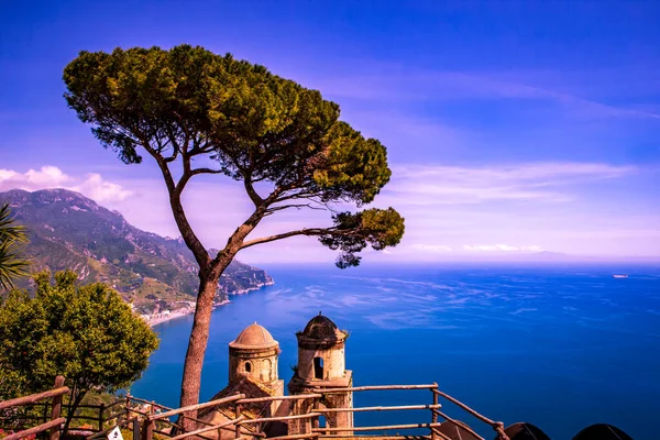 Côtes Ravello Dessus Golfe Salerne Côte Amalfitaine Italie — Photo