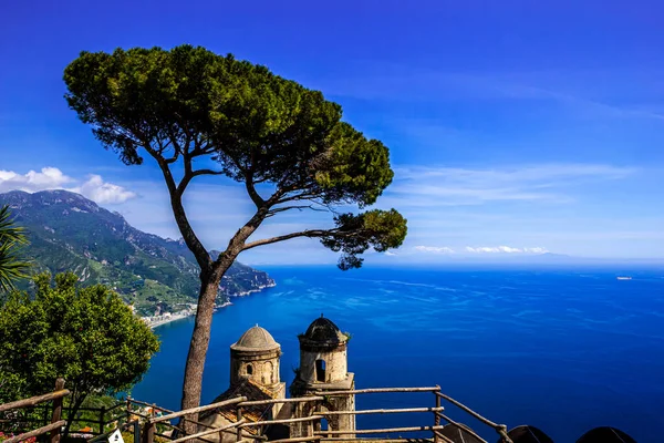 Coastline Ravello Sul Golfo Salerno Costiera Amalfitana Italia — Foto Stock