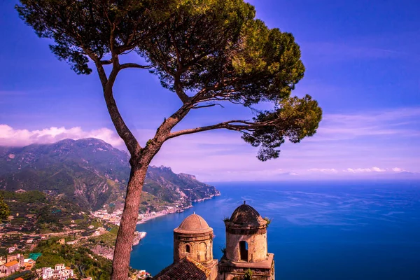 Coastline Ravello Sul Golfo Salerno Costiera Amalfitana Italia — Foto Stock