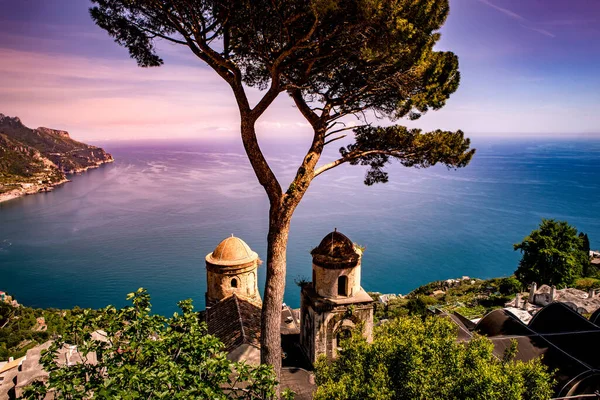 Coastline Ravello Sul Golfo Salerno Costiera Amalfitana Italia — Foto Stock