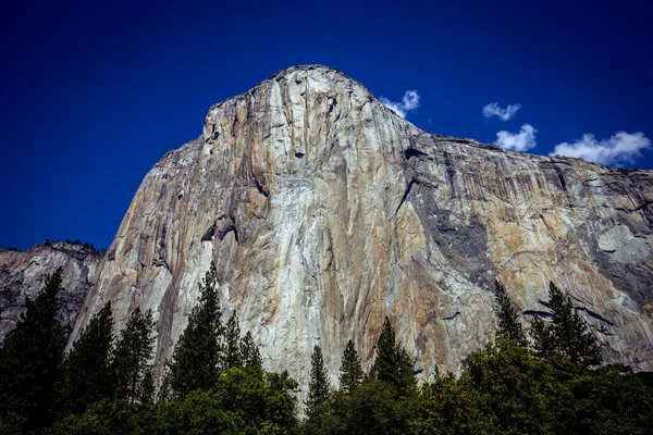 Muro Escalada Roca Mundialmente Famoso Capitán Parque Nacional Yosemite California — Foto de Stock