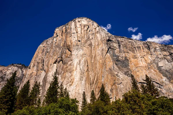 Muro Escalada Roca Mundialmente Famoso Capitán Parque Nacional Yosemite California — Foto de Stock