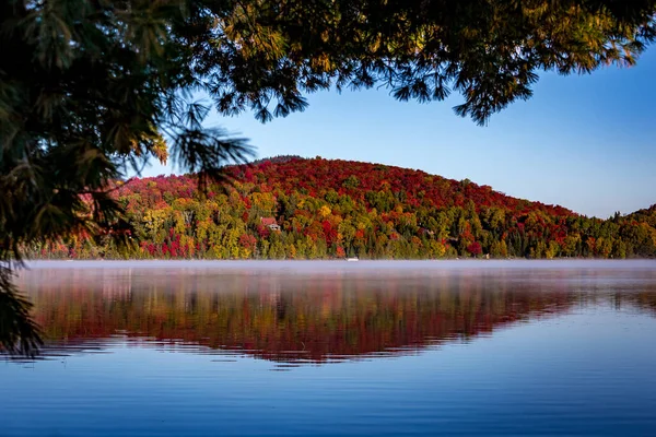 Blick Auf Den Lac Superieur Laurentides Mont Tremblant Quebec Kanada — Stockfoto