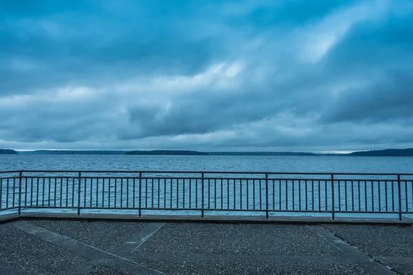 Storm Over The Puget Sound — Stok Foto