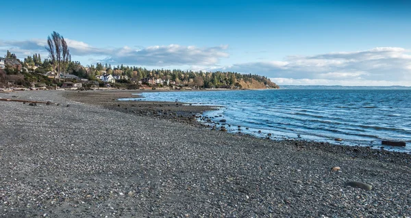 Puget Sound kıyı şeridi manzara — Stok fotoğraf