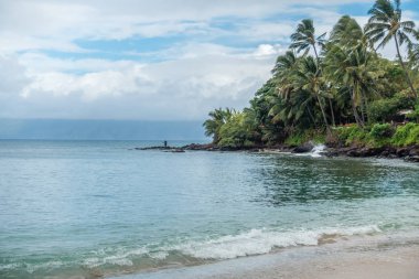 Maui balıkçı manzara