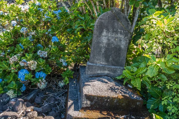 Maui Gravestone Closeup — Stock Photo, Image