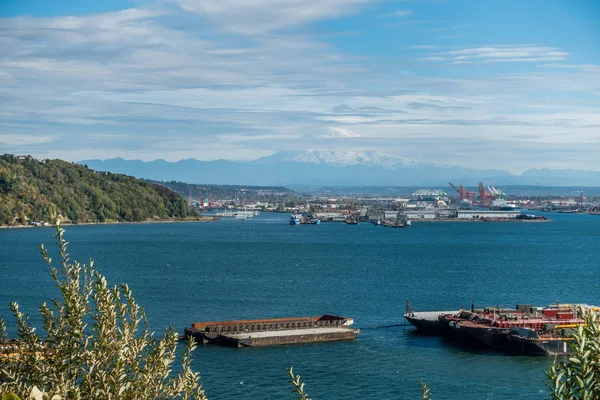 Porto de Tacoma e Rainier 9 — Fotografia de Stock