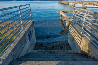 Denize açılan merdiven.