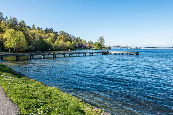 Pier e Brdige — Fotografia de Stock