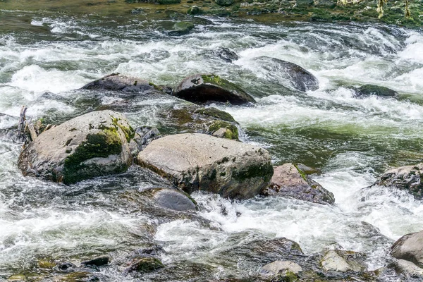 Rio Snoqualmie Whitewater Rapids 7 — Fotografia de Stock