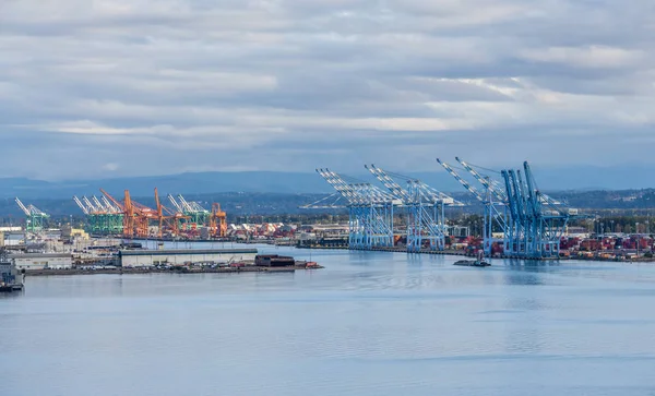 Wharf And Cranes 2 — Stock Photo, Image